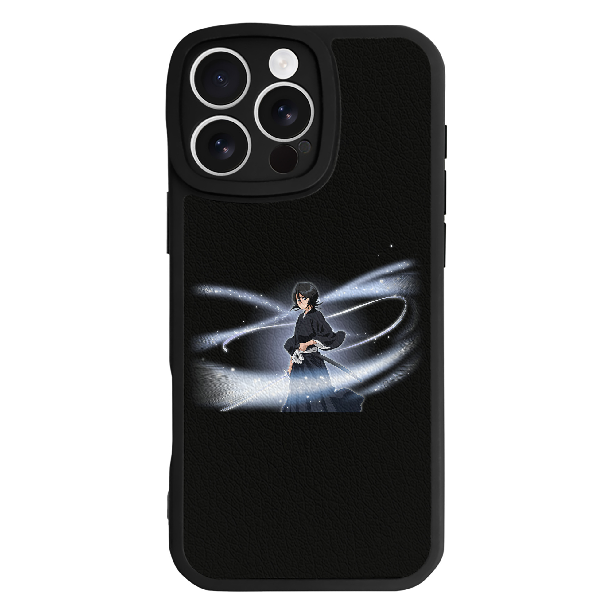 （画像用） ブリーチ 朽木ルキア BLEACH Kuchiki Rukia 【iPhone 16シリーズ対応】シリコンスマホケース（レザー調） 材質：シリコン